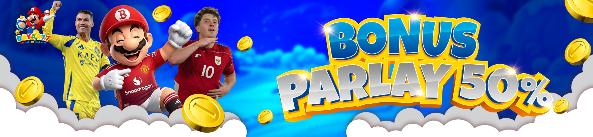 BAYAR77 - BONUS PARLAY 50%
